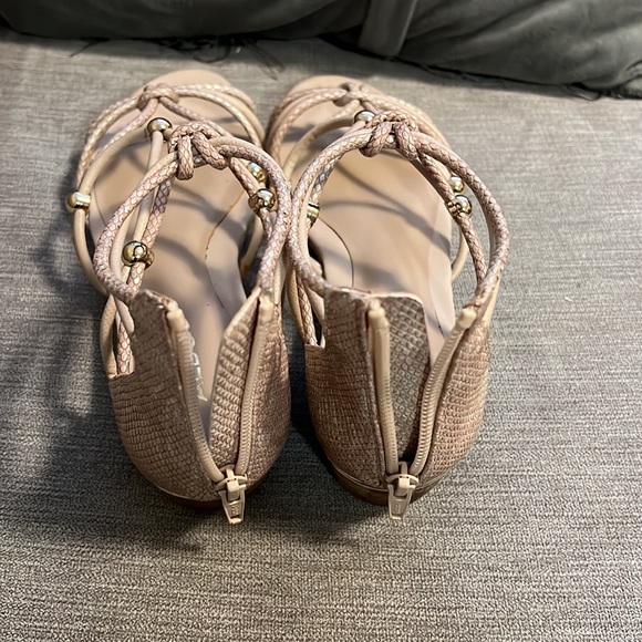 Aldo Sandals. Tan with gold detail. Never worn. Brand new. - Picture 5 of 5